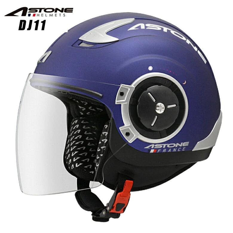ASTONE FRANCE ジェットヘルメット ライトブルー ASTONE ジェットヘルメット DJ11 マットブルー – はとやオンライン