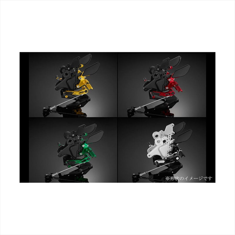 BIKERS(バイカーズ) バックステップ シルバー K0387-SLV Ninja650/Z650