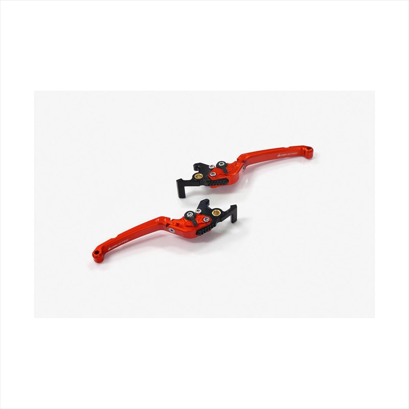 BIKERS(バイカーズ) レバーセット 可倒式 フラットタイプ オレンジ