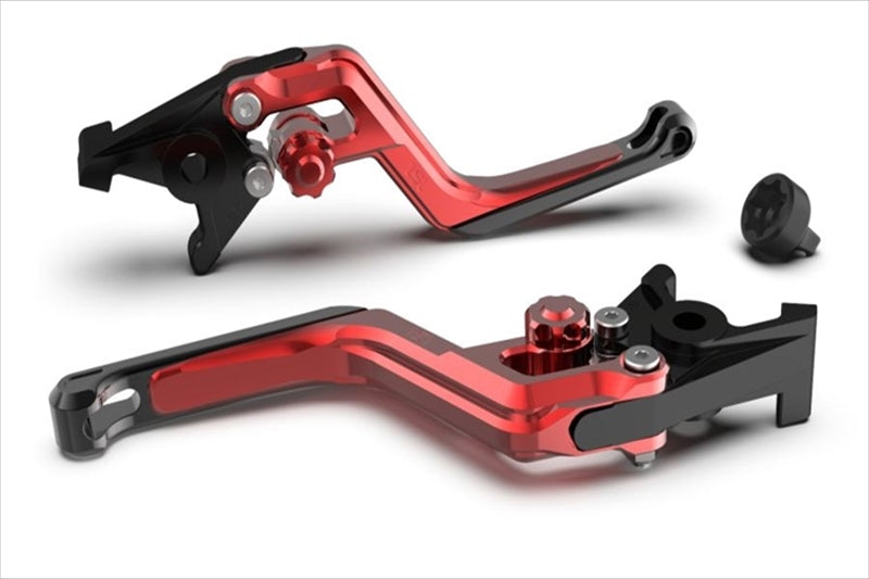 エルエスエル ERGレバー レッド/レッド/BK RSV 1000Mille/R 00-02