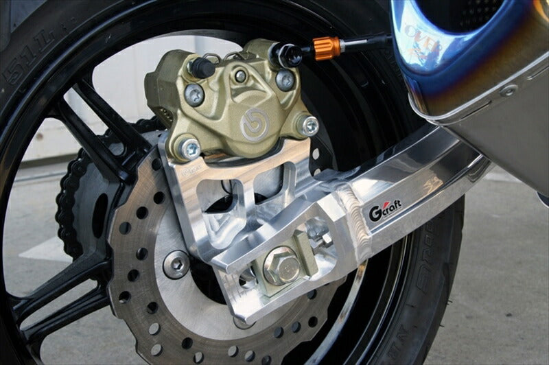 ジークラフト G-クラフト リアキャリパーサポート シルバー Z125PRO
