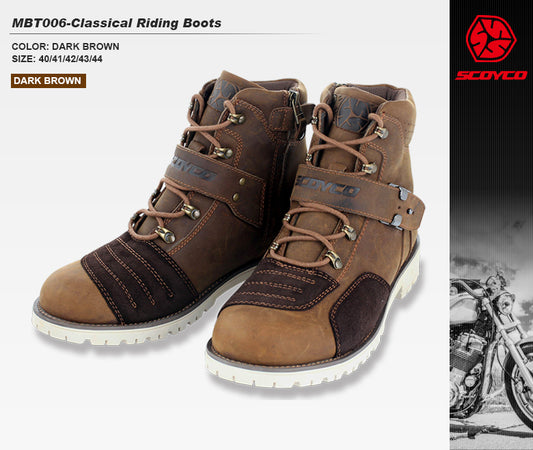 SCOYCO(スコイコ) クラシカルライディングブーツ MBT006