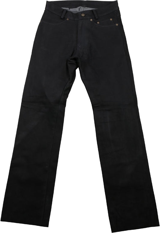 ワイドソース デニム柄レザーパンツ ストレート BSP-501 Denim Leather Straight