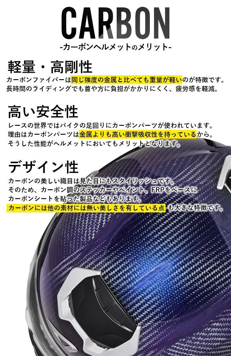 ASTONE カーボン フルフェイスヘルメット GT-1000F イリジウム
