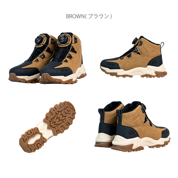 厚底プラス2cm バイクシューズ SCOYCO(スコイコ) ライディングシューズ MT106 ブロックソール バイクブーツ ダイヤル式