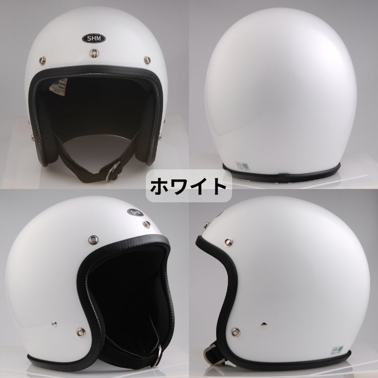 バイクヘルメット DIN MARKET ディンマーケット ジェットヘルメット SHM Lot 500 シンプルデザイン 人気デザイン S/M/L 日本製 SG基準 取寄品