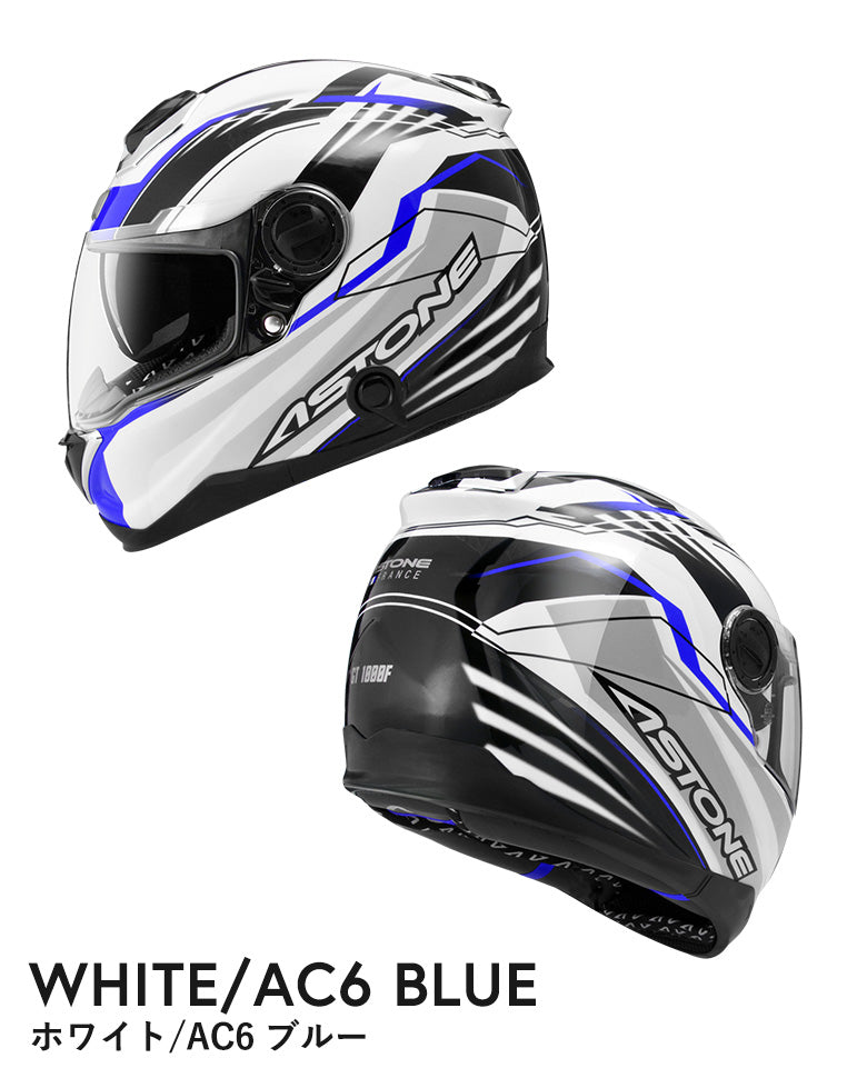 ASTONE GT 1000F フルフェイスヘルメット ASTONE カーボン フルフェイスヘルメット GT-1000F イリジウム