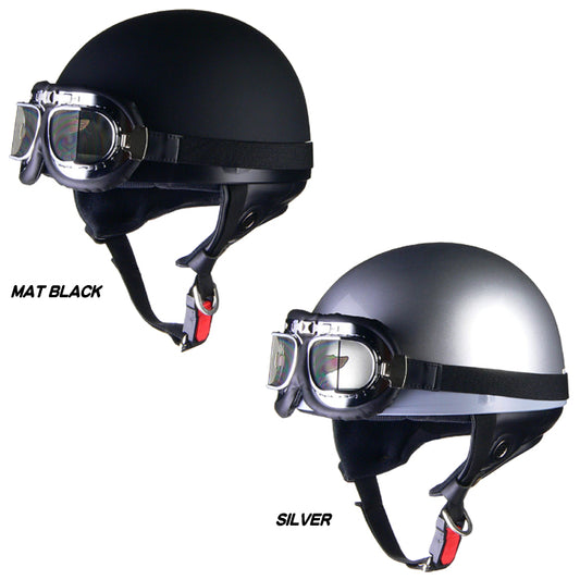 【LEAD】【リード工業】CROSS CR-751 ビンテージハーフヘルメット