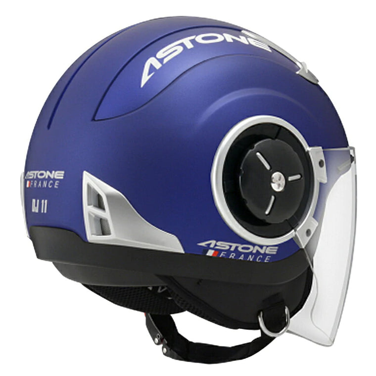 【ASTONE】ジェットヘルメット DJ11 マットブルー