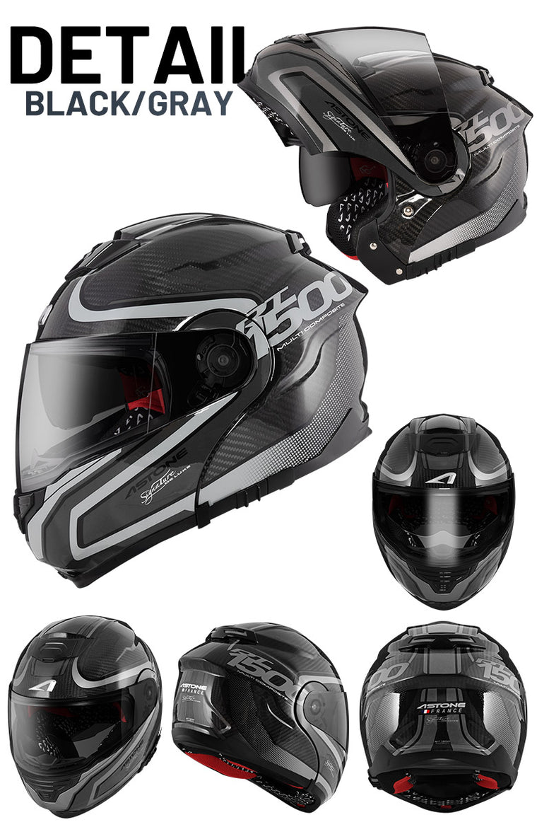 一つ上を行く「世界No1東レ製カーボン使用」ASTONE カーボンヘルメット システムタイプ RT1500 CARBON AI7 RT-1500 アストンヘルメット