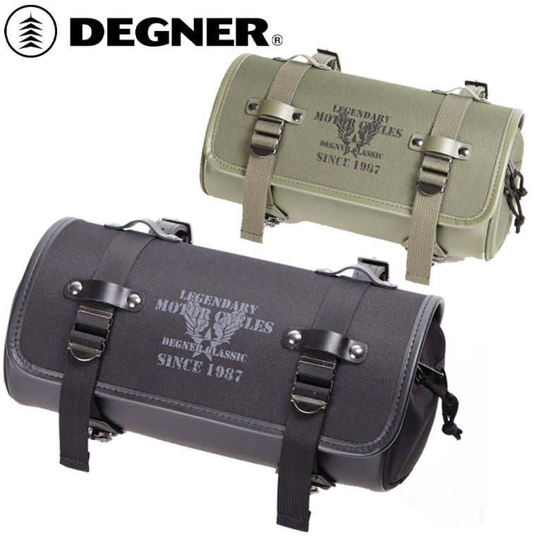 【DEGNER】デグナー ナイロンツールバッグ カーキ/ブラック　ミリタリー　サイドバッグ　3.5L　取寄品 NB-181