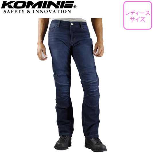 【KOMINE】【コミネ】【WJ-736R フルイヤーケブラージーンズ-ディープインディゴ】07-736