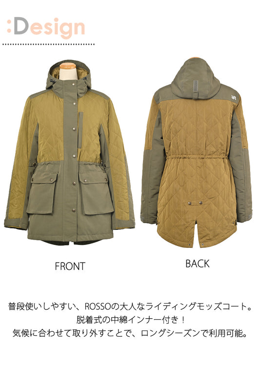 【ROSSO STYLELAB】キルティングモッズコート【ROJ-988】
