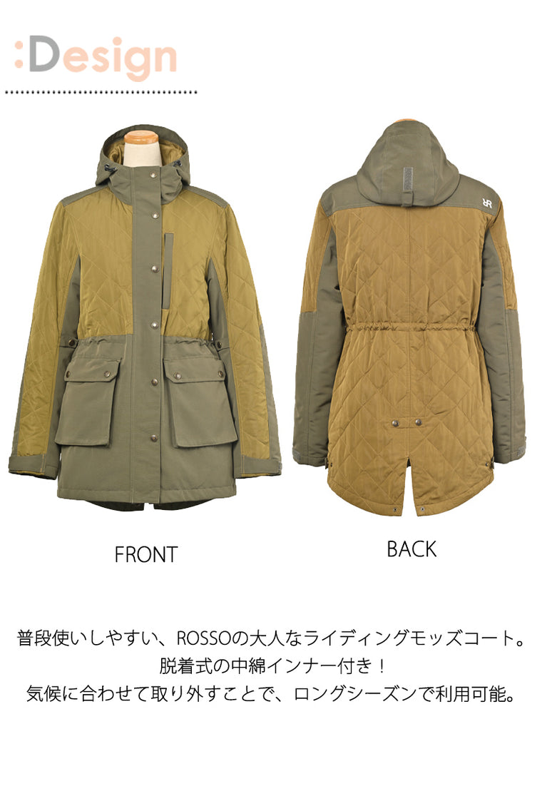 【ROSSO STYLELAB】キルティングモッズコート【ROJ-988】