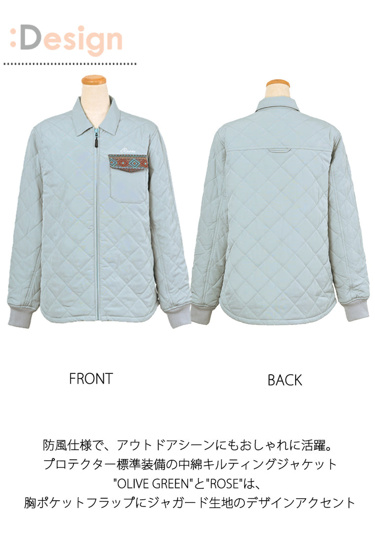 【ROSSO STYLELAB】プロテクトキルティングシャツジャケット【ROJ-992】