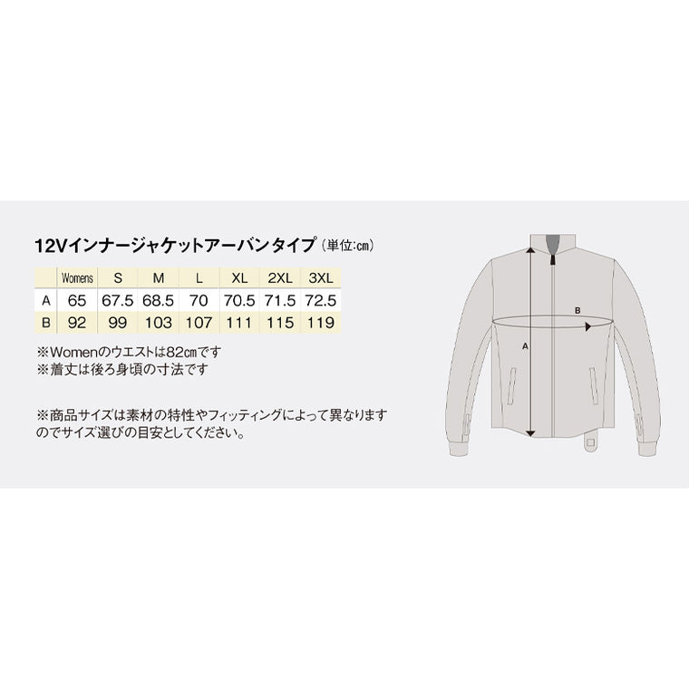 【HEAT MASTER】12Vヒートインナージャケットアーバンタイプ 7AMP【5100047】 ヒートマスター