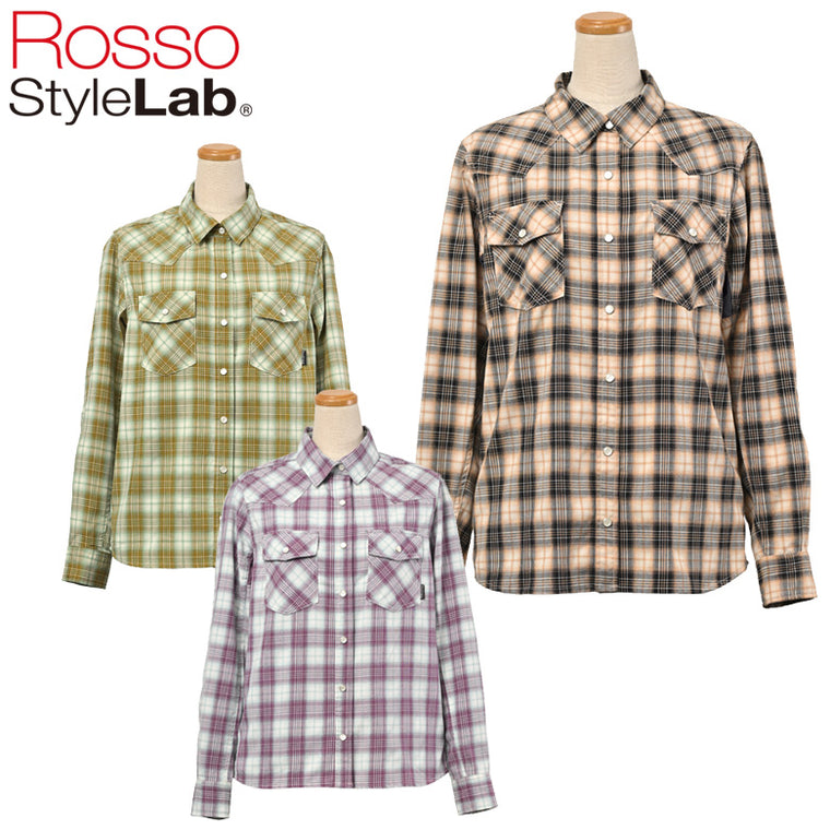 【ROSSO STYLELAB】プロテクションレギュラーカラーシャツ【ROJ-119】