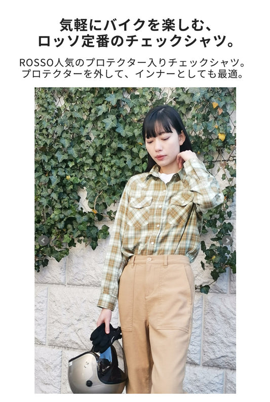 【ROSSO STYLELAB】プロテクションレギュラーカラーシャツ【ROJ-119】