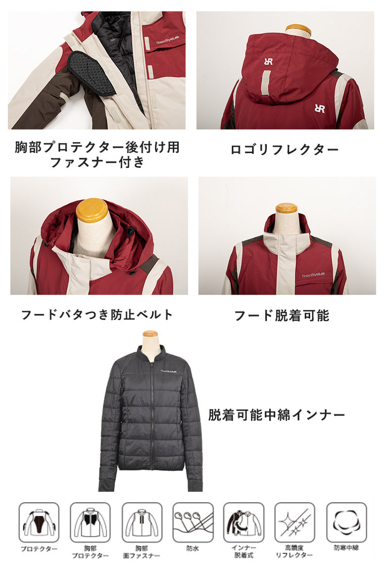 【ROSSO STYLELAB】ライダースウィンタージャケット【ROJ0997】