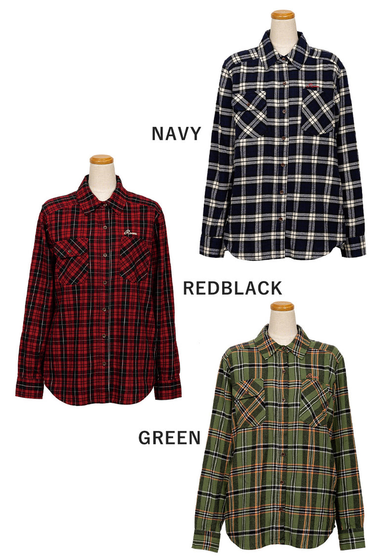 【ROSSO STYLELAB】プロテクションフランネルシャツ【ROJ1000】