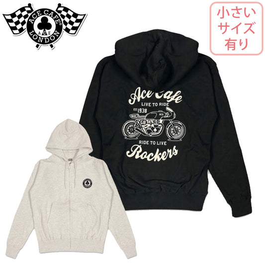 ACE CAFE LONDON|ジップ フーディー |AC001ZP