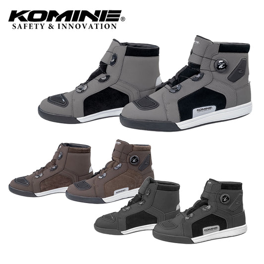 KOMINE|ダイヤルフィットWPマイクロファイバースニーカー|BK-300