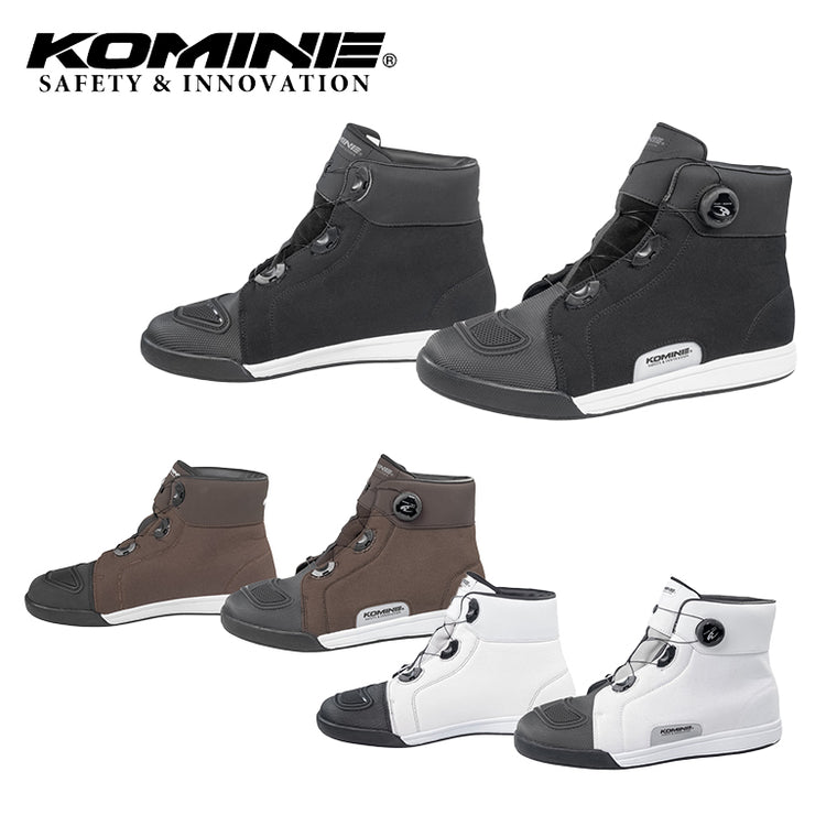KOMINE|ダイヤルフィットWPライディングスニーカー|BK-301