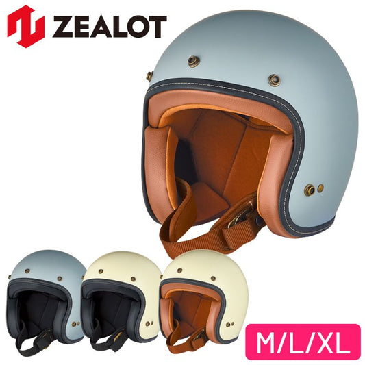 ZEALOT(ジーロット) | フライボーイジェット2 カーボンハイブリッド ジェットヘルメット | FJ0025/M