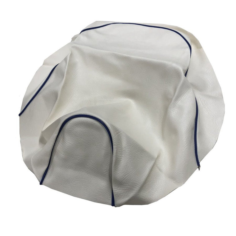 スーパーディオ Dio/ZX(AF27/AF28) シートカバー 白生地・青パイピング 張替え 純正シート補修用 日本製 アルバ【メーカー品番：HCH1005-C20P50】