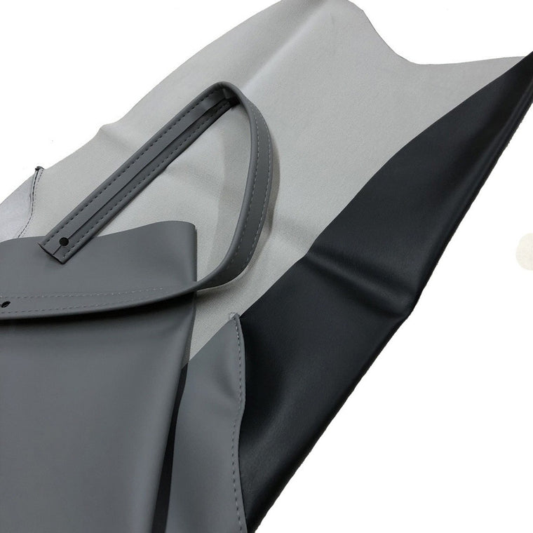 カタナ(GSX250・GJ51B) シートカバー 黒/グレー 張替え 純正シート補修用 日本製 アルバ【メーカー品番：SCH3054-C16】