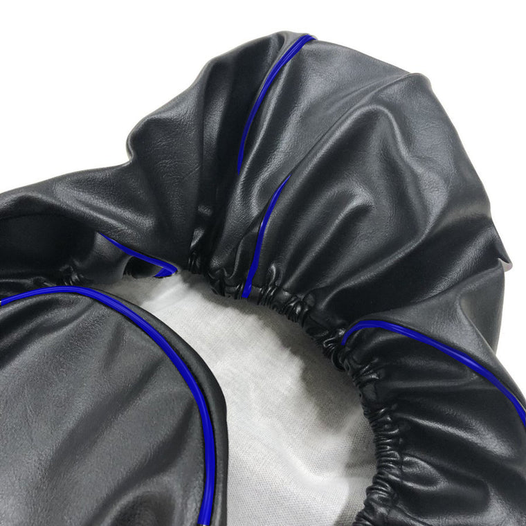 アドレスV125/G(CF46A) シートカバー 黒生地・青パイピング  被せるタイプ 純正シート補修用 日本製 アルバ【メーカー品番：SCR3060-C10P50】