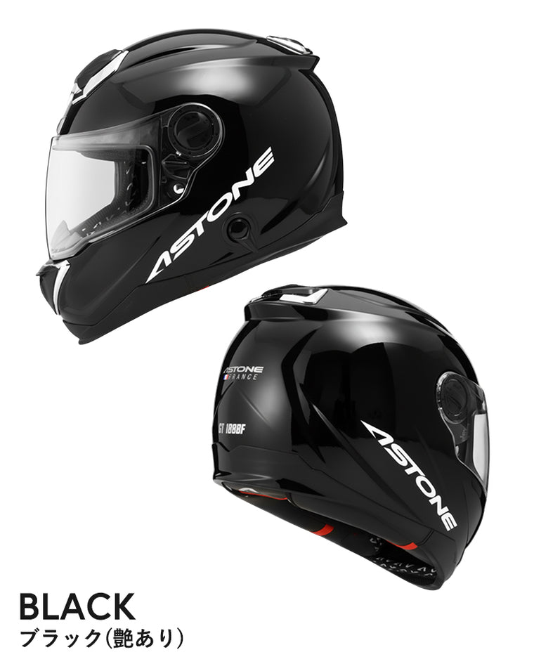 【1クラス上の安全性能FRPシェル仕様】「複合強化プラスチック採用」 ASTONE-FRP GT-1000F フルフェイス インナーサンバイザー装備 ワンランク上の安心感と安全性 アストンFRPヘルメット GT1000F-FRP
