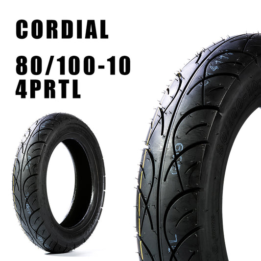 バイク用タイヤ CORDIAL 80/100-10 4PRTL CY146 ヨースンタイヤ スクータータイヤ