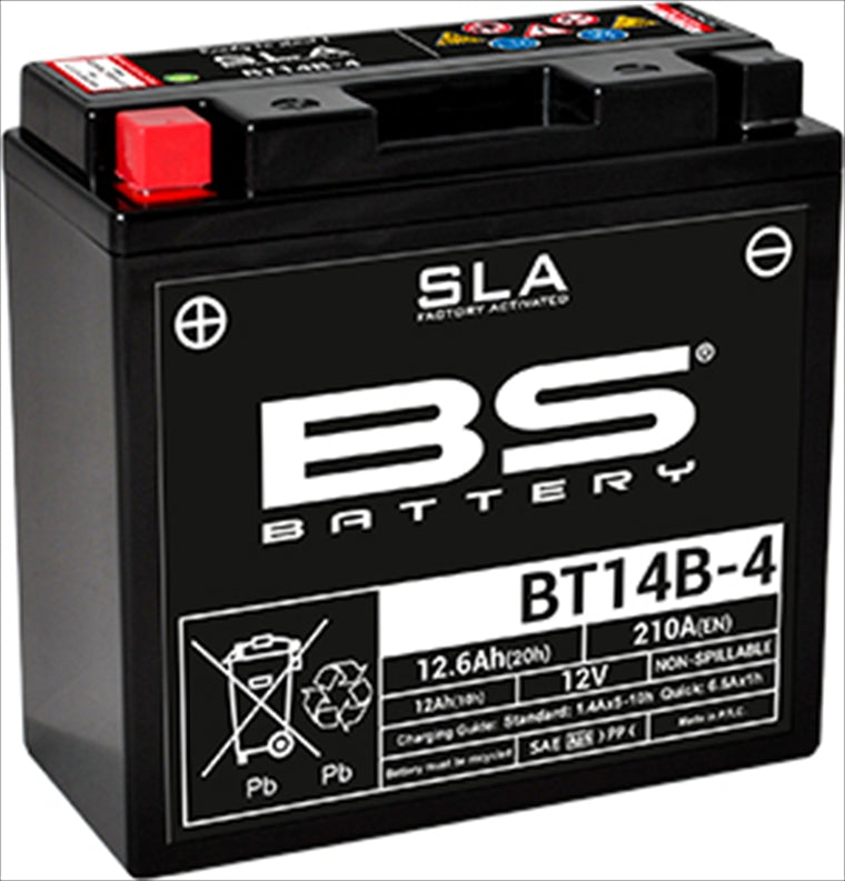 BS-BATTERY(ビーエスバッテリー)バッテリーBT14B-4