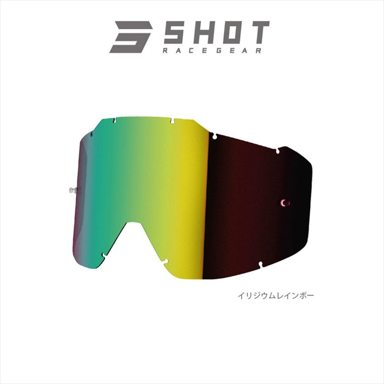 SCHOTT(ショット)｜イリジウムレンズ IRIS2.0/ASSAULT2.0専用 イリジウムレインボー ゴーグルスペアレンズ｜A09-29G2-10