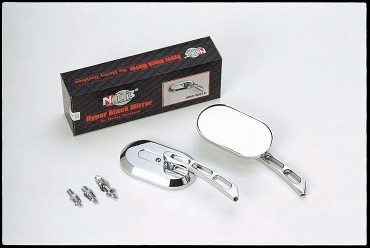エヌティービー｜NTB ミラー オーバル2001 汎用ステー付｜MRD-2001L