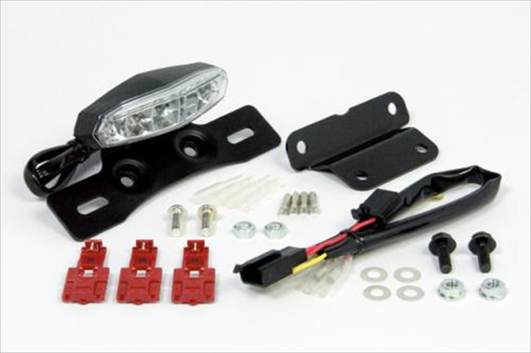 【スペシャルパーツタケガワ】SPタケガワ    LEDミニテールランプキット クリア       モンキー・ゴリラ／12V／キャリアレスキット 05-08-0015