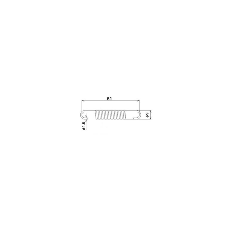 スペシャルパーツタケガワ｜ジョイント スプリングL=60.5mm ｜00-04-0059