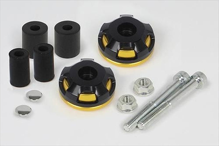 SP TAKEGAWA(スペシャルパーツタケガワ)2ピースハンドルバーエンド GLD/BLK06-01-0384