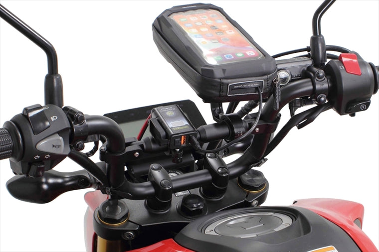 SP TAKEGAWA(スペシャルパーツタケガワ)｜アジャスタブルハンドルブレース φ22.2mmハンドル/ブラック ｜08-01-0212