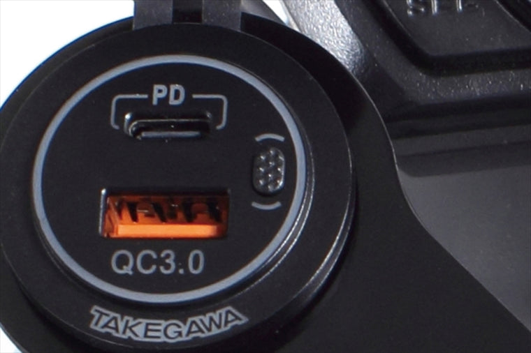 SPECIAL PARTS TAKEGAWA(スペシャルパーツタケガワ)｜USBチャージャーシガータイプステーセット モンキー125 JB03/JB05 ダックス125 JB04/JB06 ｜05-13-0004