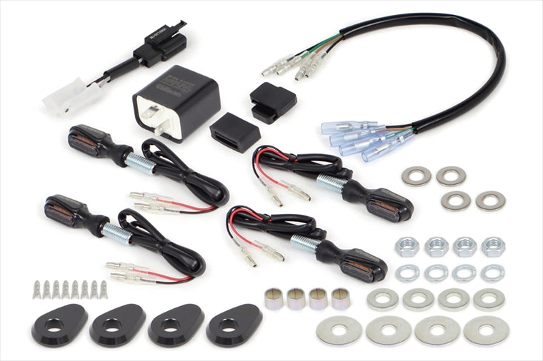 SP TAKEGAWA(スペシャルパーツタケガワ)｜ストリームラインミニLEDウインカー スモーク ｜05-08-0721