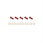 スウェッジライン｜BANJOボルト 5ケ RED｜GRP304-5
