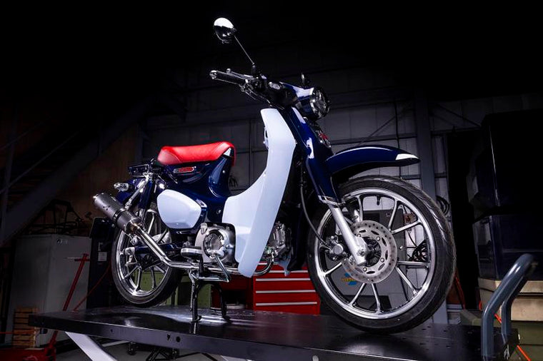 【ヤマモトレーシング】ヤマモト.R SPEC-A SUS UP チタン スーパーカブC125 18-(2BJ-JA48)【カタログ品番：P094-8121】【メーカー品番：10131-71STJ】