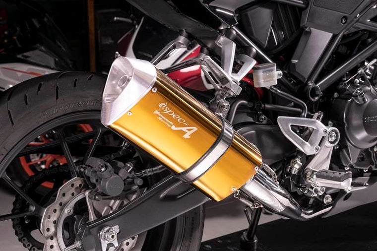 【ヤマモトレーシング】ヤマモト.R SPEC-A TYPE-SAゴールド 認証 CB250R 18-(2BK-MC52)【カタログ品番：P095-0053】【メーカー品番：10268-71SAG】