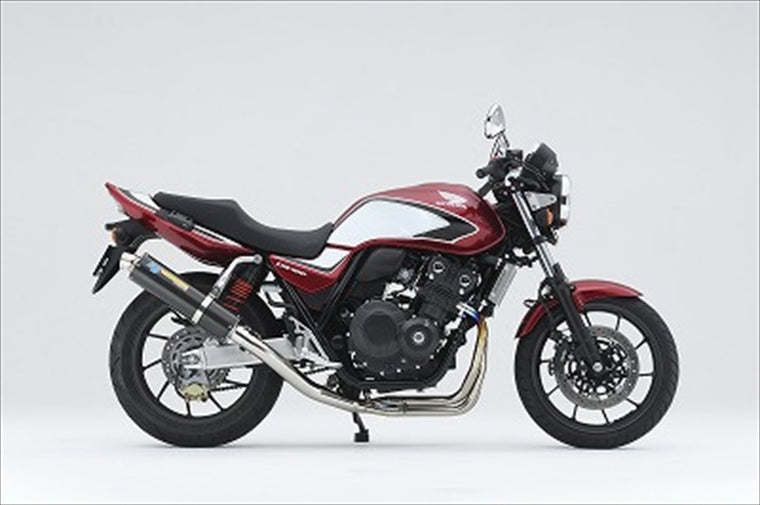 【ヤマモトレーシング】SPEC-A チタン4-1 UP カーボン CB400SF Revo 18-(2BL-NC42) 10416-11UTC
