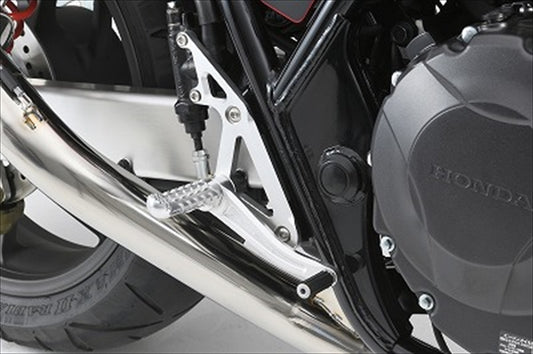 【ヤマモトレーシング】レース用バックステップ CB400SF Revo 18- シルバー 00014-06