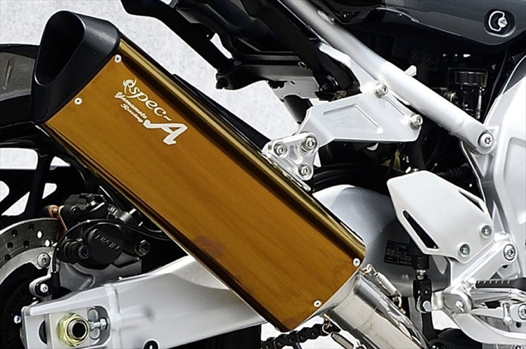 ヤマモトレーシング｜SPEC-A TI3-1 TYPE-SA ゴールド ブラックエンド XSR900GP 24-25｜20900-3SAGB