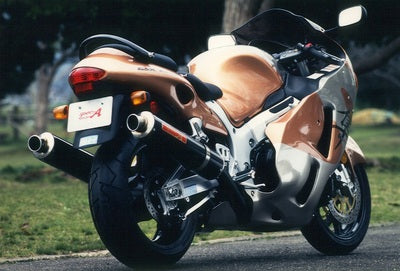 【ヤマモトレーシング】ヤマモト.R スリップオン カーボンサイレンサー2ホンダシ GSX1300R -05【カタログ品番：P026-3928】【メーカー品番：31300-02NCN】