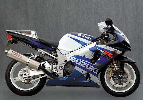 【ヤマモトレーシング】ヤマモト.R スリップオン DOWNチタンサイレンサー GSXR1000 -04【カタログ品番：P026-3921】【メーカー品番：31000-01DTB】